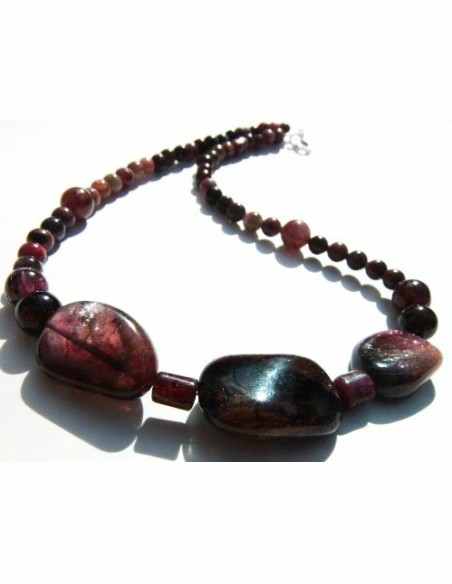 Collier rubelite magnifique