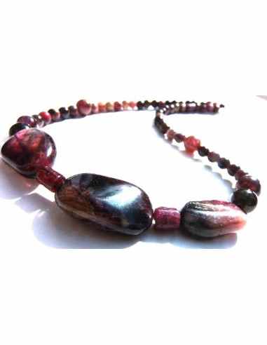 Collier rubelite magnifique