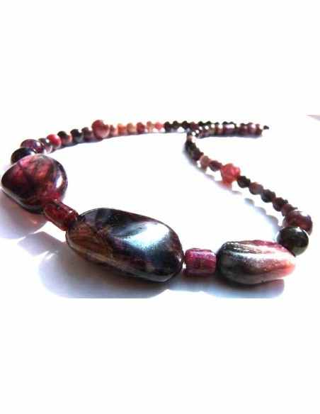 Collier rubelite magnifique