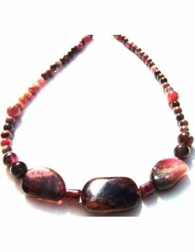 Collier rubelite magnifique