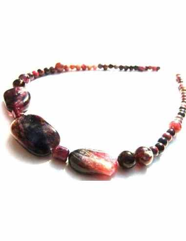 Collier rubelite magnifique