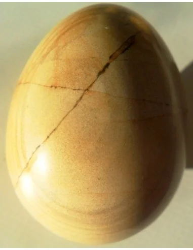 Jaspe jaune en oeuf 5cm