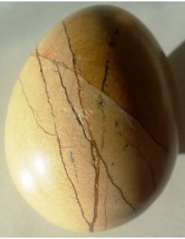 Jaspe jaune en oeuf 5cm