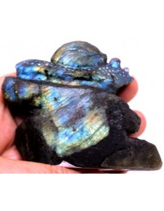 Scargot en labradorite
