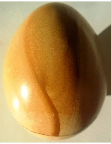Jaspe jaune en oeuf 5cm