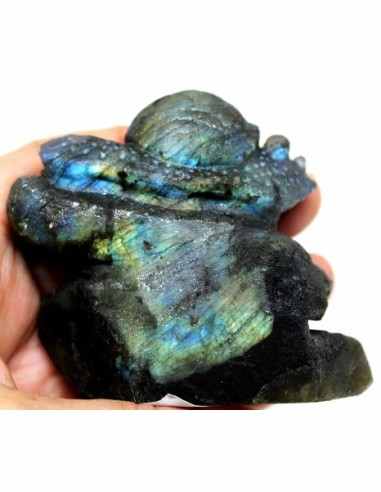Scargot en labradorite