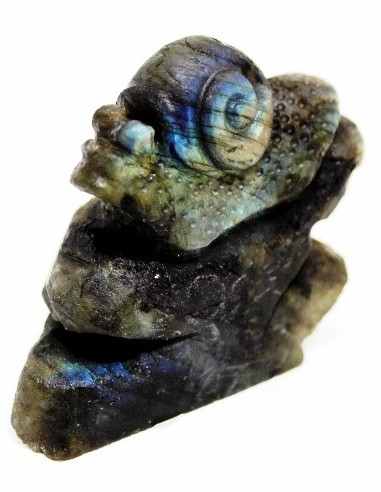 Scargot en labradorite