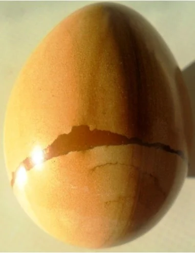 Jaspe jaune en oeuf 5cm