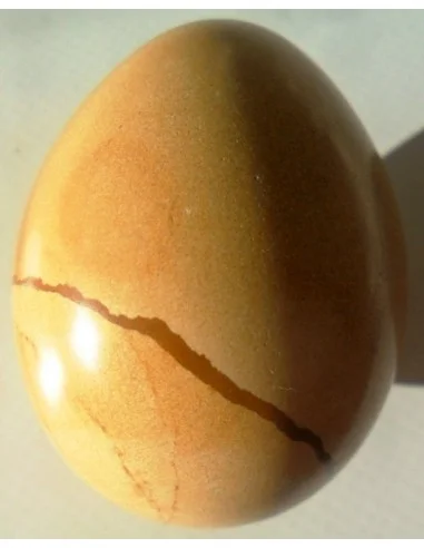 Jaspe jaune en oeuf 5cm