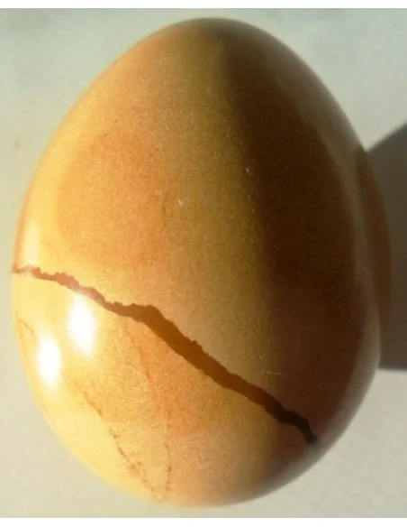 Jaspe jaune en oeuf 5cm