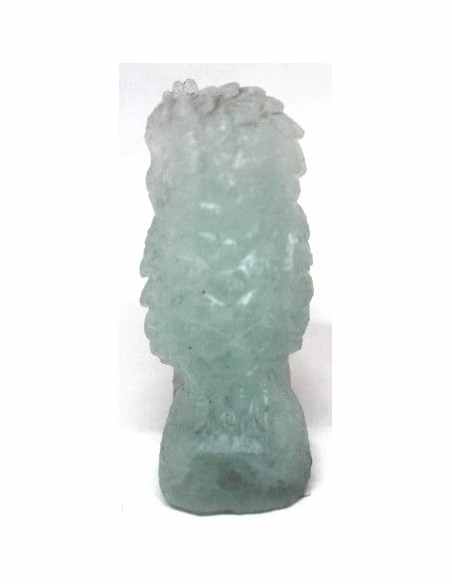 Hibou en fluorine rose Hibou en fluorine rose