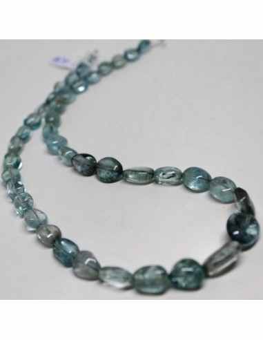 Aigue marine gemmes collier