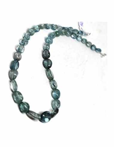 Aigue marine gemmes collier