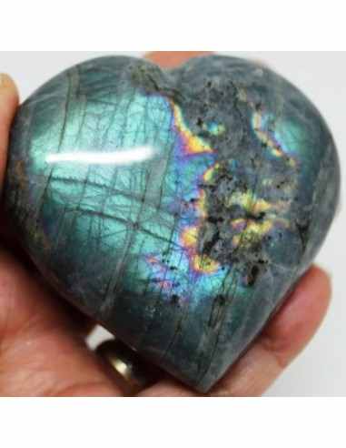 Coeur pierre labradorite