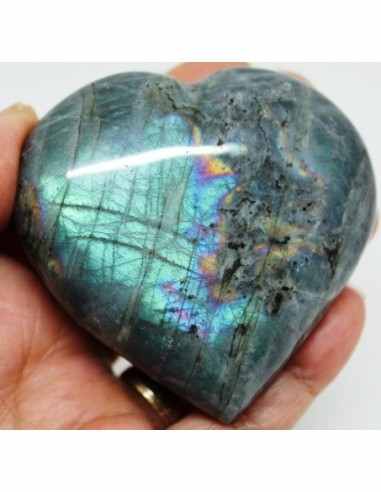 Coeur pierre labradorite