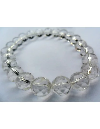Bracelet en cristal de roche 0,8cm