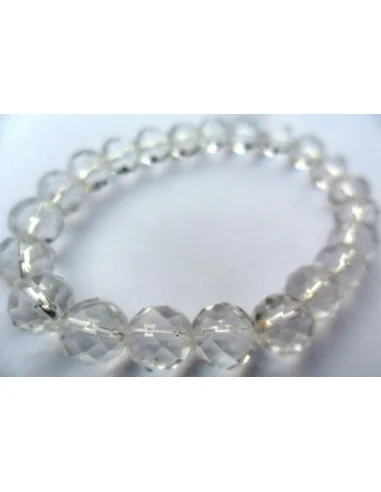 Bracelet en cristal de roche 0,8cm