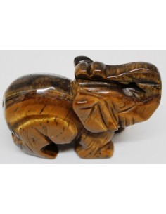 Elephant pierre oeil de tigre 50mm 2