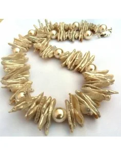 Collier en perle Biwa  2