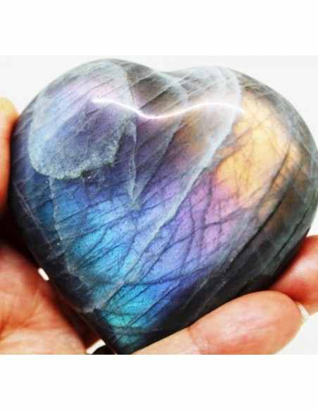 Coeur pierre labradorite 65mm Coeur pierre labradorite 65mm