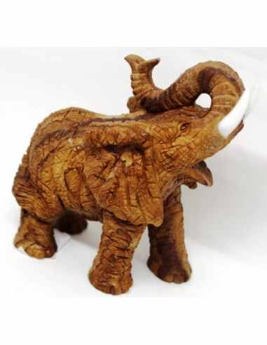 Elephant pierre jaspe jaune