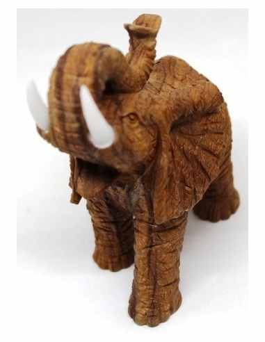 Elephant pierre jaspe jaune