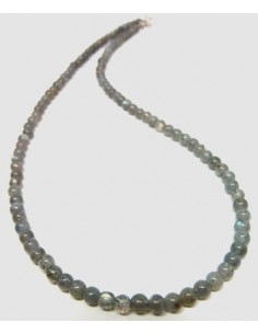 Labradorite 4mm collier 2