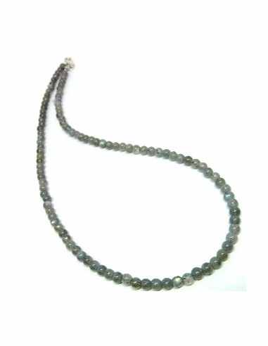 Labradorite 4mm collier