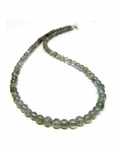 Labradorite 5mm collier