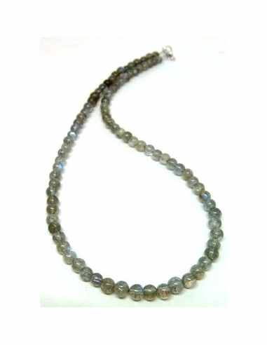 Labradorite 5mm collier