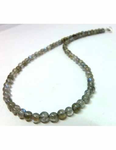 Labradorite 5mm collier
