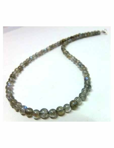 Labradorite 5mm collier Labradorite 5mm collier