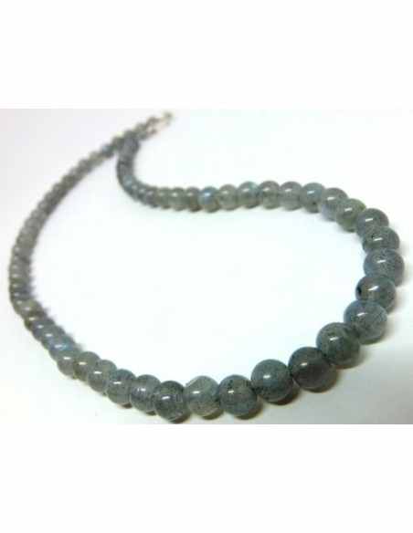 Labradorite 7 a 8mm collier Labradorite 7 a 8mm collier