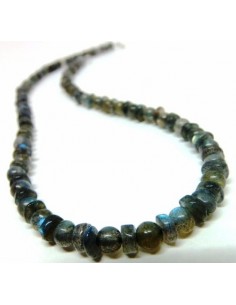 Labradorite 4mm collier