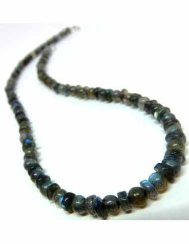 Labradorite 4mm collier