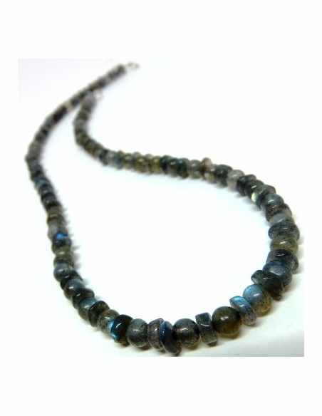 Labradorite 4mm collier Labradorite 4mm collier