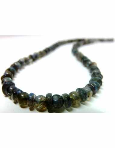 Labradorite 4mm collier