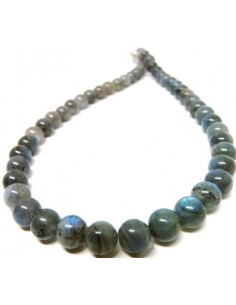 Labradorite 8mm collier