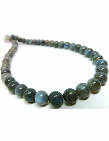 Labradorite 8mm collier