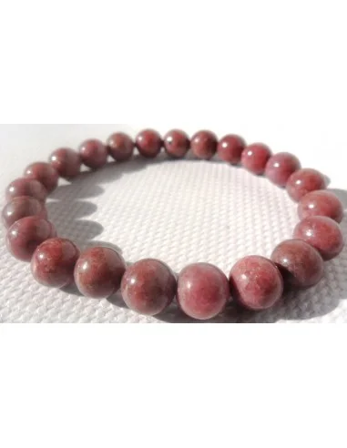 Bracelet rhodonite,rhodocrosite 6mm