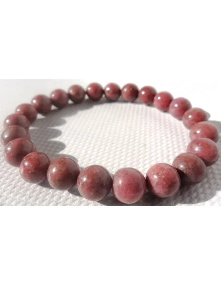 Bracelet rhodonite,rhodocrosite 6mm