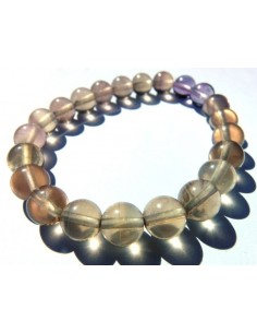 Fluorite jaune 8mm bracelet