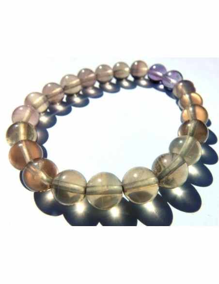 Fluorite jaune 8mm bracelet
