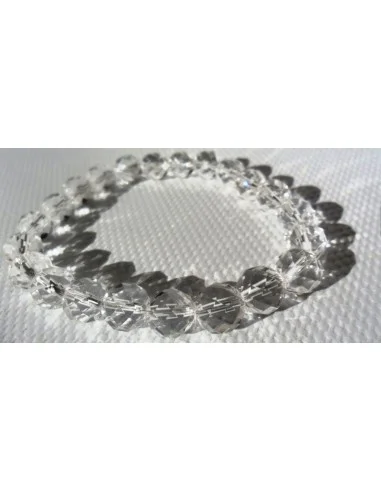 Bracelet en cristal de roche 0,8cm