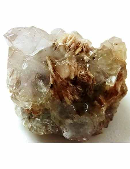 Fluorite blanche cristalisée