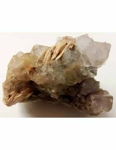 Fluorite blanche cristalisée