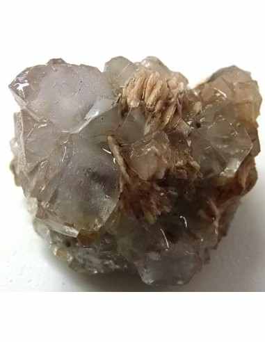 Fluorite blanche cristalisée