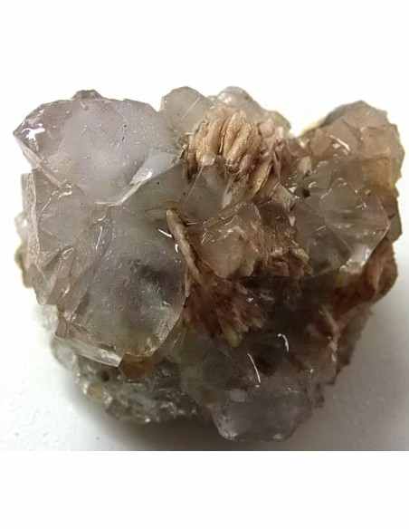 Fluorite blanche cristalisée