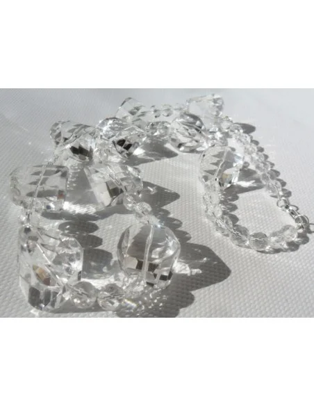Manifique collier de  cristal de roche