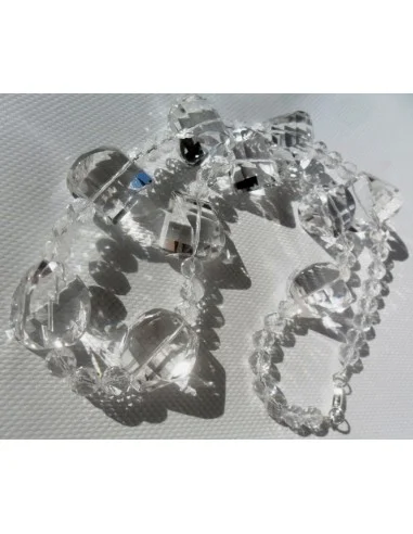 Manifique collier de  cristal de roche